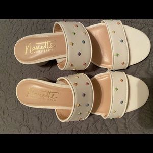 Nanette Lepore fun summer sandals